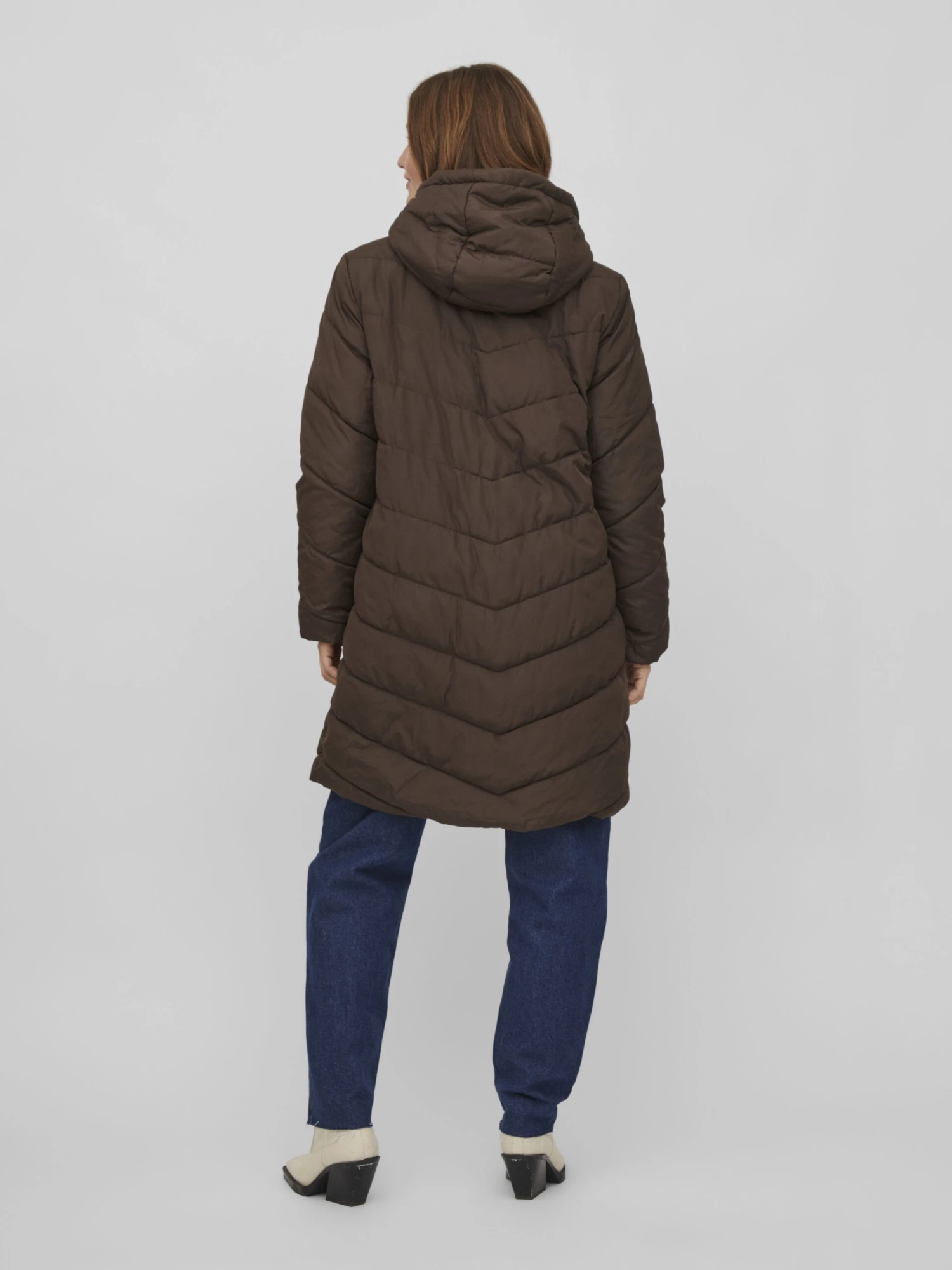 Vila Winterjas - Chocolate Brown 5 Vila Winterjas - Chocolate Brown - Afbeelding 3