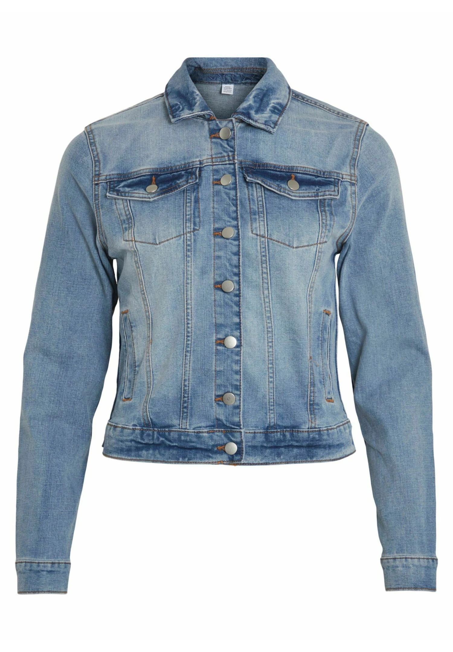 Vila Geknöpfte - Spijkerjas - Light Blue Denim 8 Vila Geknöpfte - Spijkerjas - Light Blue Denim - Afbeelding 6