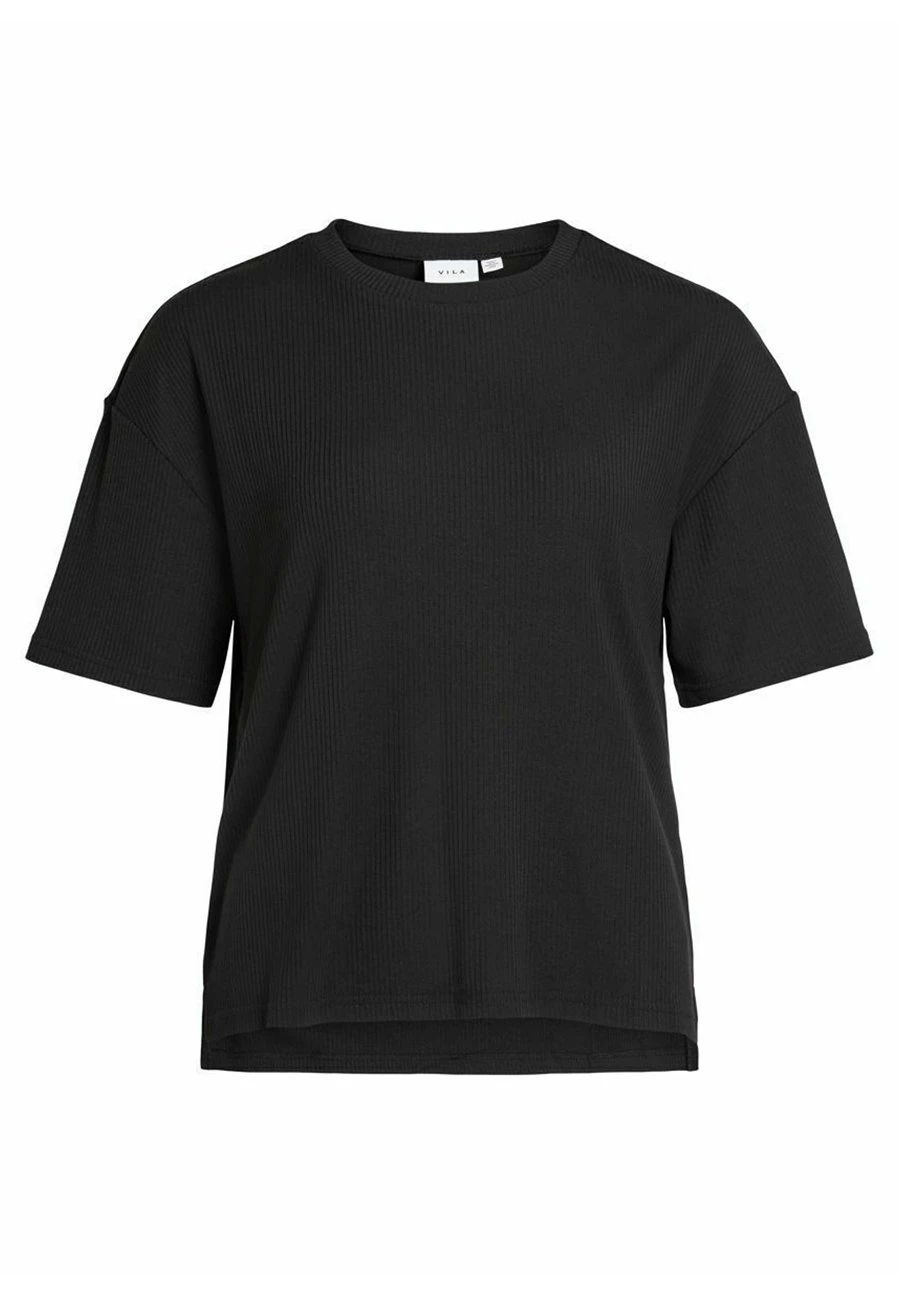 Vila T-Shirt Basic - Black 7 Vila T-Shirt Basic - Black - Afbeelding 5