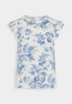 Vila Viminna O Neck Capsleeve - T-Shirt Print - Cloud Dancer/Blue 11 Vila Viminna O Neck Capsleeve - T-Shirt Print - Cloud Dancer/Blue -Vila 7b69857e9c3145768a6a5bdad43cf891