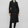 Vila Langer - Trenchcoat - Black 1 Vila Langer - Trenchcoat - Black -Vila 7c8093c9f10040f29ceb68e6c5bbbd1e