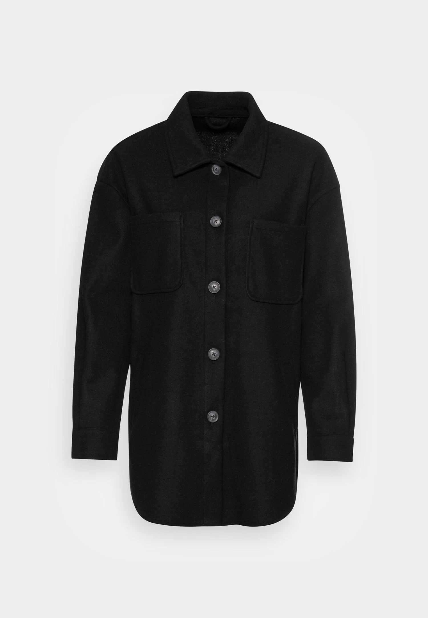 Vila Vikimmi - Halflange Jas - Black 6 Vila Vikimmi - Halflange Jas - Black - Afbeelding 4