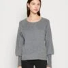 Vila Vimarla O Neck - Trui - Medium Grey Melange