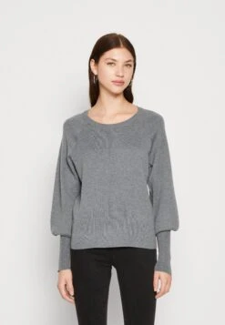 Vila Vimarla O Neck - Trui - Medium Grey Melange