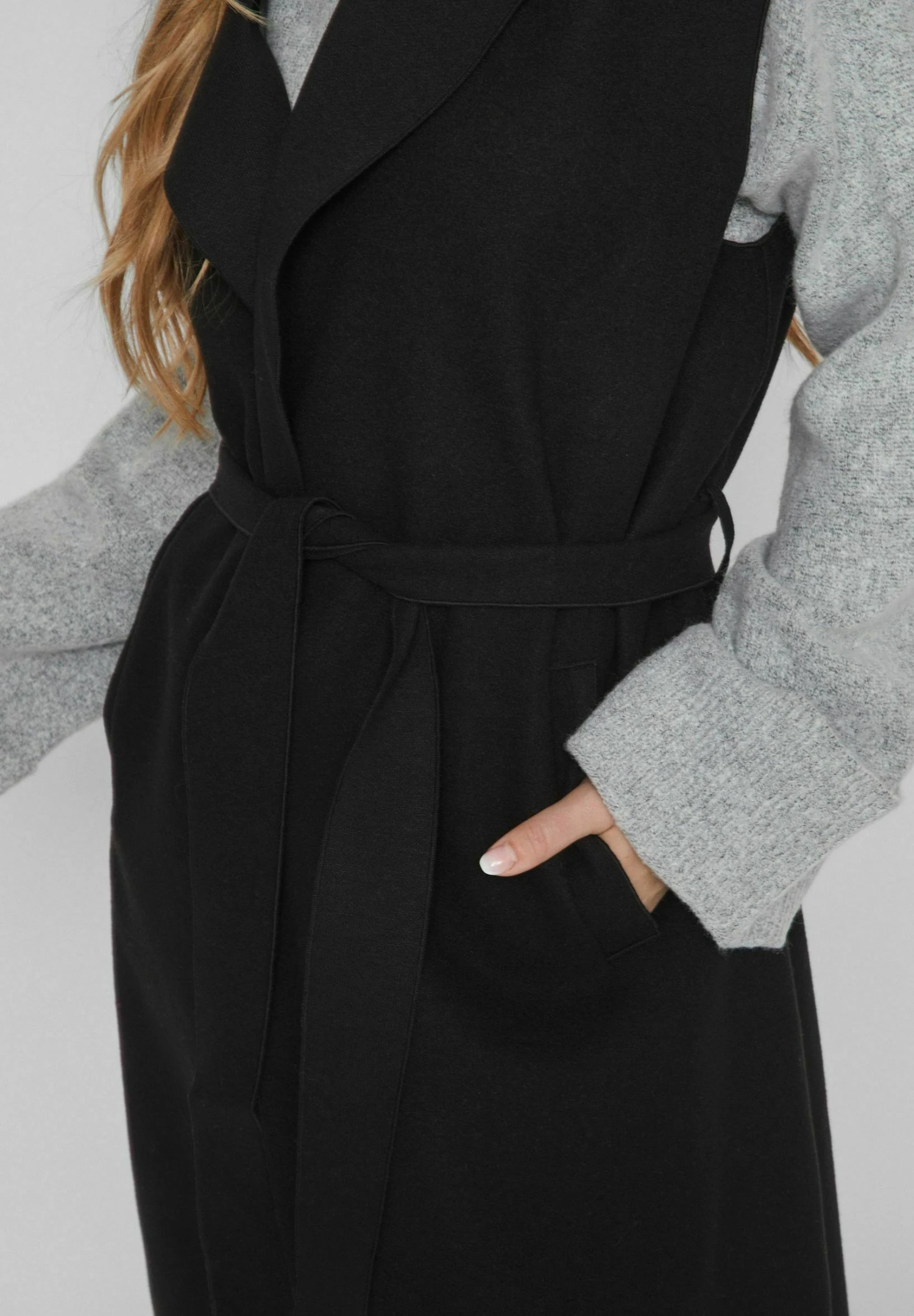 Vila Lange Gürtel - Bodywarmer - Black 7 Vila Lange Gürtel - Bodywarmer - Black - Afbeelding 5