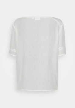 Vila Vimesa Detail V Neck - T-Shirt Print - Snow White -Vila 80189d004e7348139039479fa826b8bd