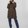 Vila Winterjas - Chocolate Brown -Vila 81ce9754464146b5b239a1d516afa3d8