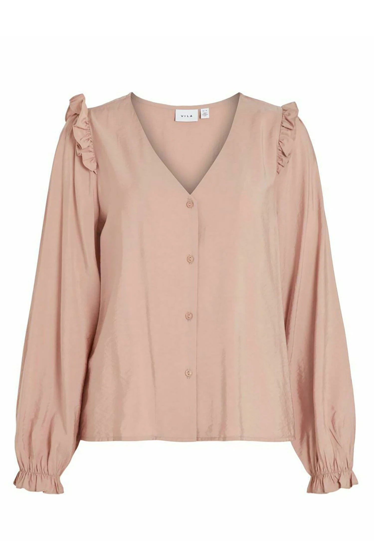 Vila Vikilly V Neck - Blouse - Misty Rose 8 Vila Vikilly V Neck - Blouse - Misty Rose - Afbeelding 6