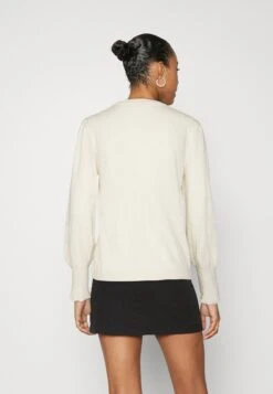 Vila Viava L S O-Neck Ka - Trui - Off-White -Vila 86068e406cd54e38a0c38503d48e5759