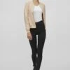 Vila Reissverschluss - Bomberjacks - Beige -Vila 86823b9b7e584c77a1c43402364779bd