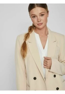 Vila Langer - Halflange Jas - Cement 12 Vila Langer - Halflange Jas - Cement -Vila 88381713e4114d3e9b665e331ae06bef