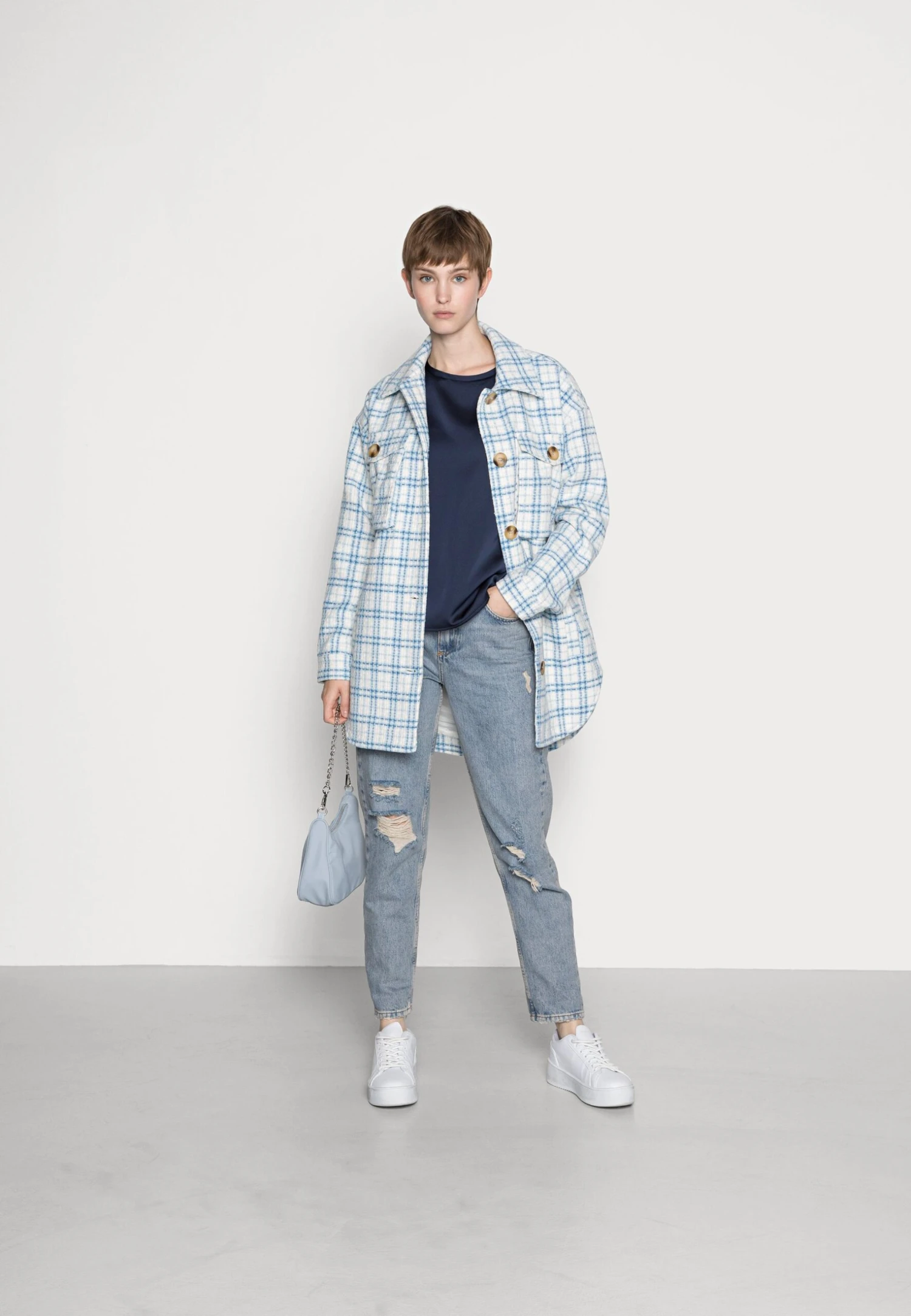 Vila Viellette - Blouse - Navy Blazer 4 Vila Viellette - Blouse - Navy Blazer - Afbeelding 2