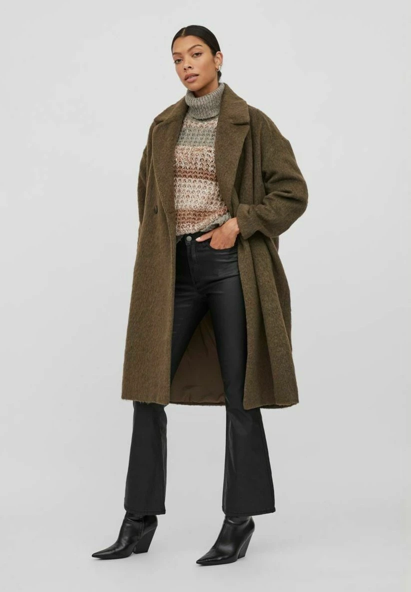 Vila Mantel Langer - Mantel - Crocodile 6 Vila Mantel Langer - Mantel - Crocodile - Afbeelding 4