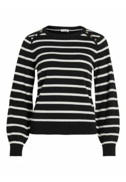 Vila Gestreifter - Trui - Black 14 Vila Gestreifter - Trui - Black -Vila 8b8388e323734fd99893ad13c462718d