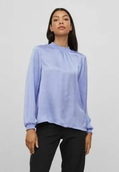 Vila Langarm Gesmoktes - Blouse - Pale Iris