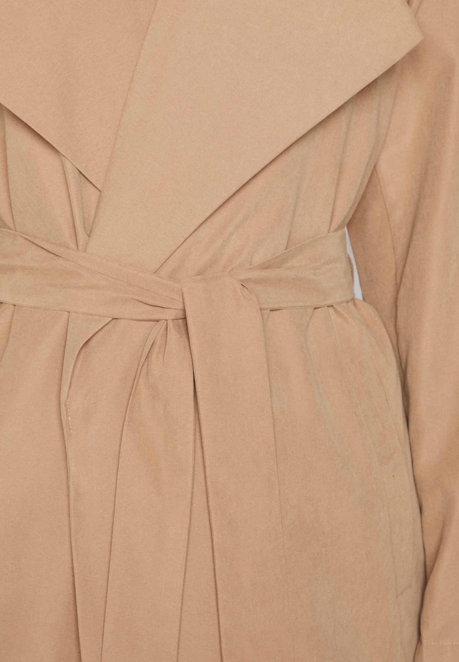 Vila Vipeach- Trenchcoat - Toasted Coconut 8 Vila Vipeach- Trenchcoat - Toasted Coconut - Afbeelding 6
