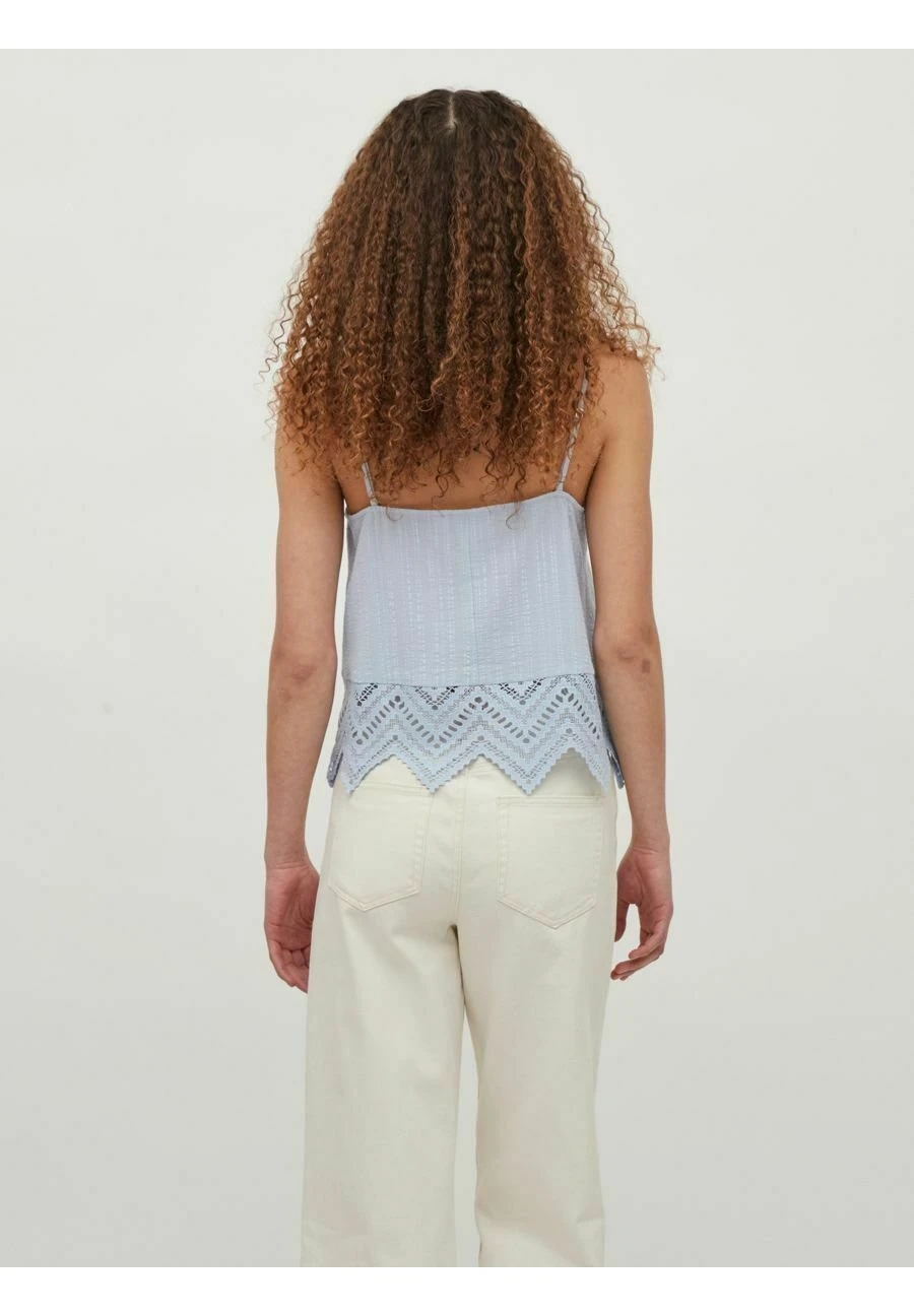 Vila Spitzenverziertes - Top - Kentucky Blue 5 Vila Spitzenverziertes - Top - Kentucky Blue - Afbeelding 3