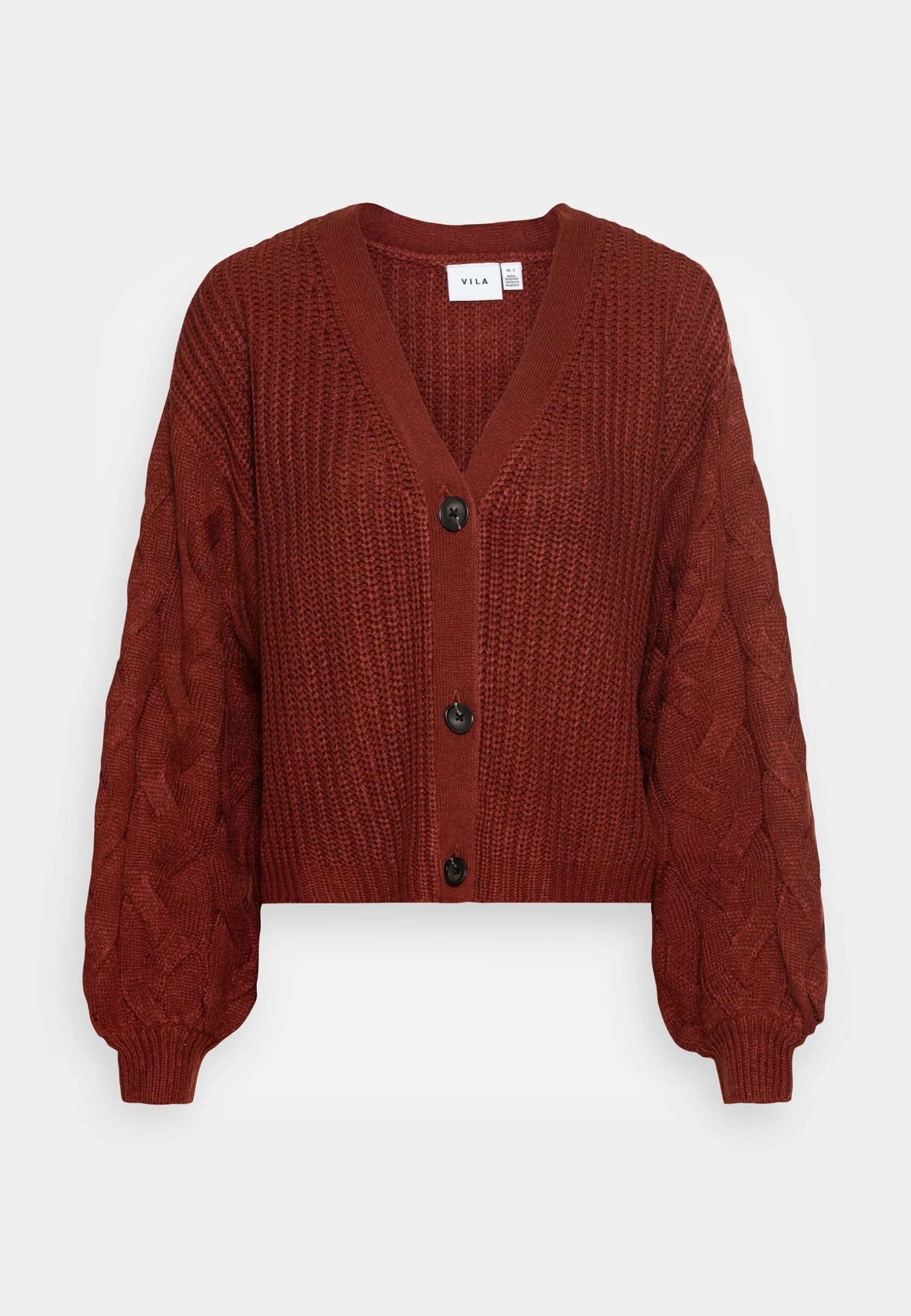 Vila Vioa New Button- Vest - Fired Brick 3 Vila Vioa New Button- Vest - Fired Brick