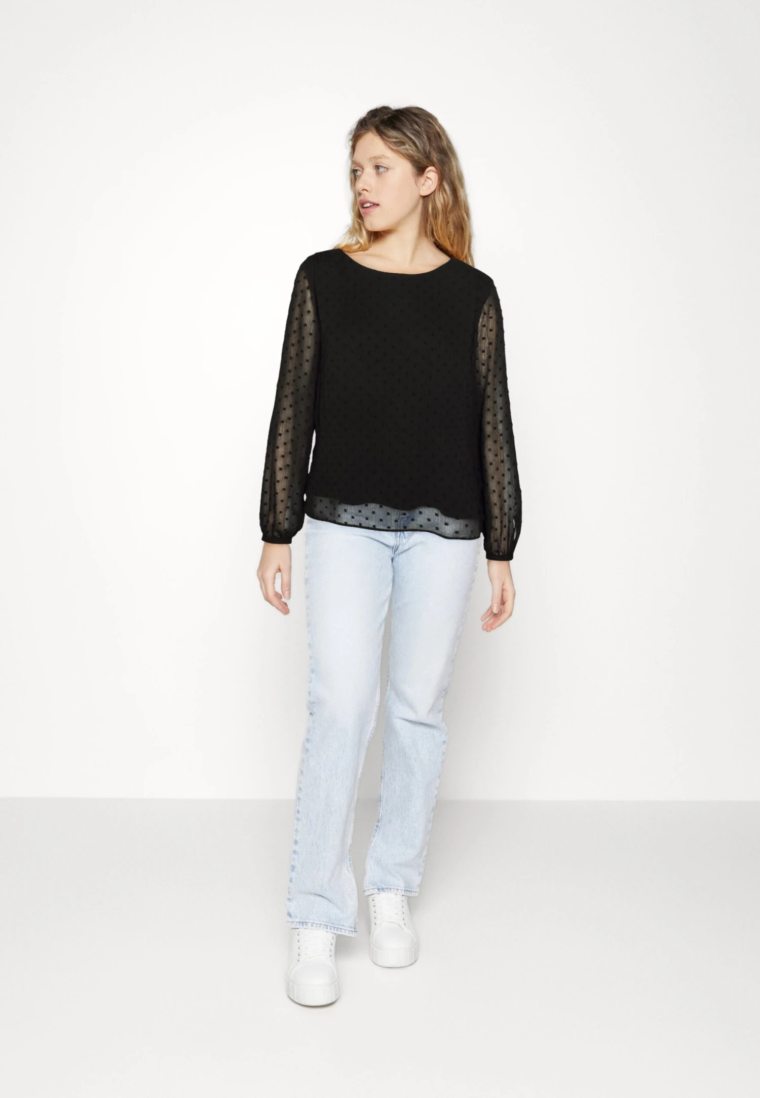 Vila Vimaliana O Neck- Longsleeve - Black 4 Vila Vimaliana O Neck- Longsleeve - Black - Afbeelding 2
