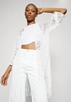 Vila Vinola Fringle Kimono - Lichte Jas - Snow White -Vila 9014c0307c734e9eae3e643d6b7833b7