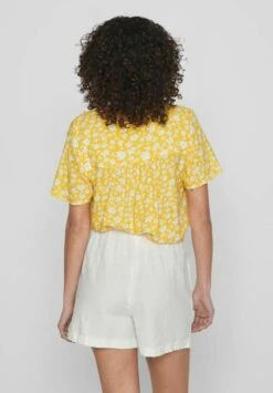 Vila Mit V-Ausschnitt Kurzärmeliges - Blouse - Solar Power 11 Vila Mit V-Ausschnitt Kurzärmeliges - Blouse - Solar Power -Vila 912a6b36cf6f4149b84042ff1800e255