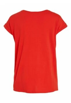 Vila Vidreamers New Pure - T-Shirt Basic - Flame Scarlet -Vila 92a21fb90cc343e2ae1b17fe54cc0502