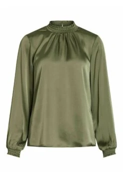 Vila Langarm Gesmoktes - Blouse - Four Leaf Clover -Vila 9347851eb09b4e318bc40df027697fa4
