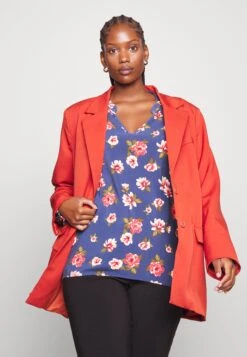 Virikki V Neck- Longsleeve - Navy -Vila 940dc54f889c414a8cae98f95a69ad6a