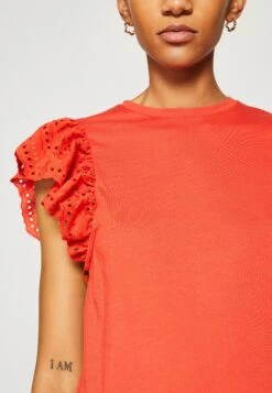 Vila Viredda Cap Sleeve - T-Shirt Print - Valiant Poppy 13 Vila Viredda Cap Sleeve - T-Shirt Print - Valiant Poppy -Vila 95ab91a77f6e47589ef78184809b7293