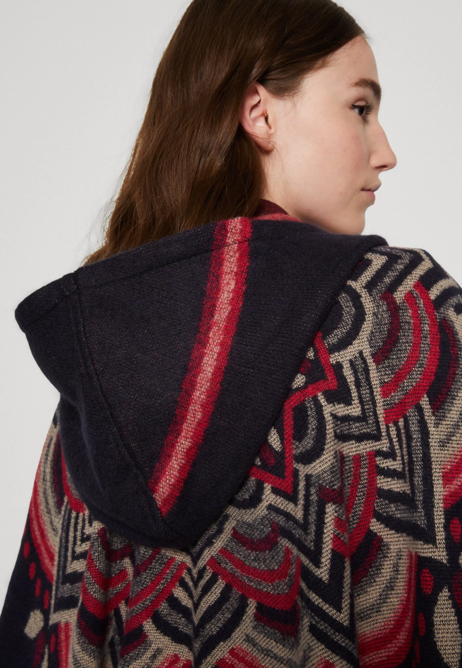 Vila Vicitrin Poncho - Poncho - Navy 8 Vila Vicitrin Poncho - Poncho - Navy - Afbeelding 6