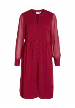 Vila Vifalia - Blousejurk - Beet Red 12 Vila Vifalia - Blousejurk - Beet Red -Vila 99cfce97b2f54caca3a319961ae6cb18
