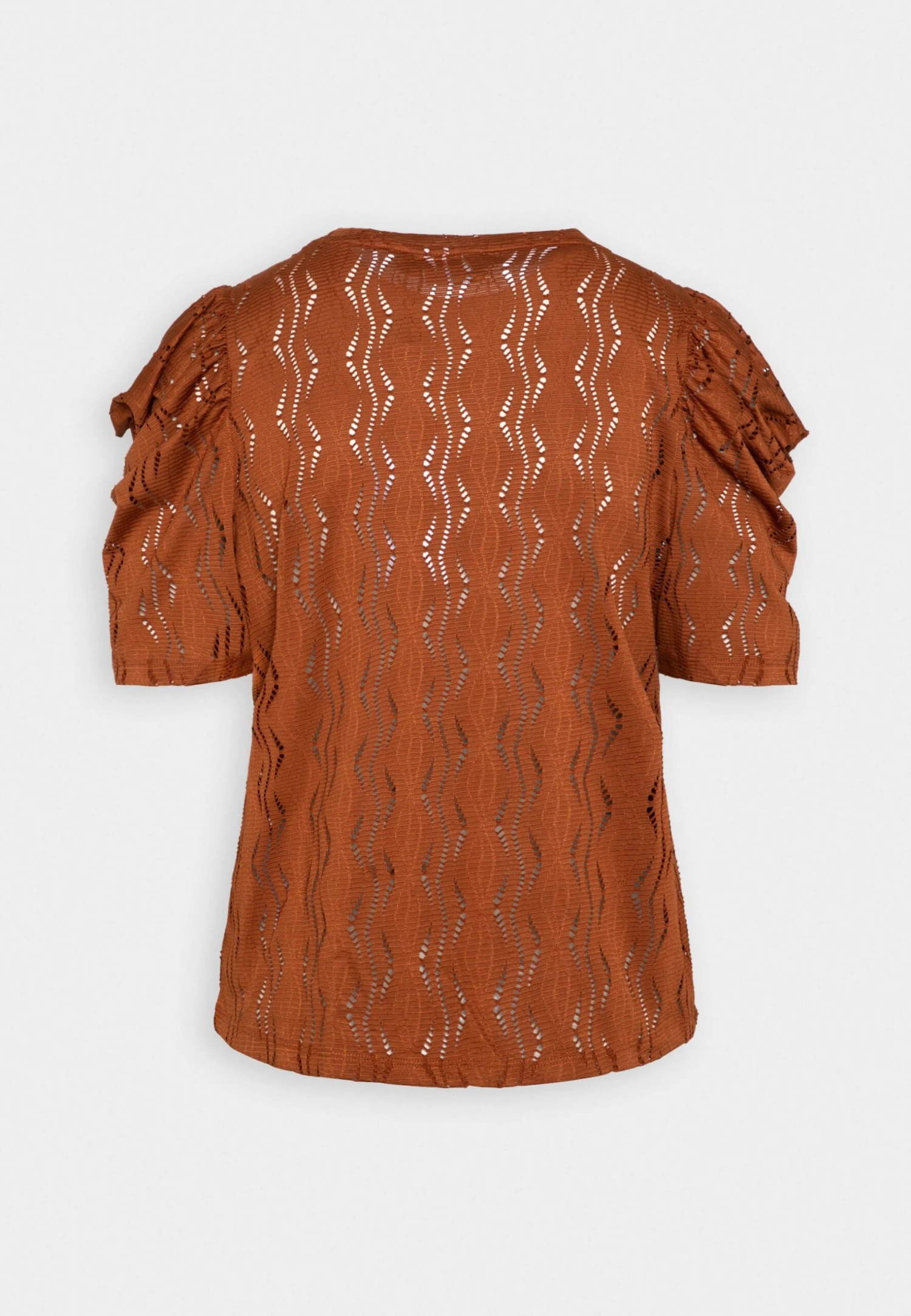 Vila Viflora - T-Shirt Print - Caramel Café 4 Vila Viflora - T-Shirt Print - Caramel Café - Afbeelding 2