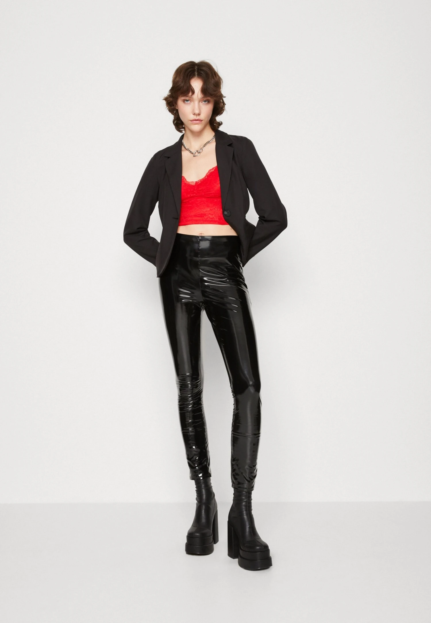 Vila Vimatti Corset - Top - Flame Scarlet 4 Vila Vimatti Corset - Top - Flame Scarlet - Afbeelding 2