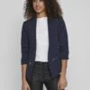 Vila Vijoy- Blazer - Navy 2 Vila Vijoy- Blazer - Navy -Vila 9d532ea5fb8845e685aba325e316a756
