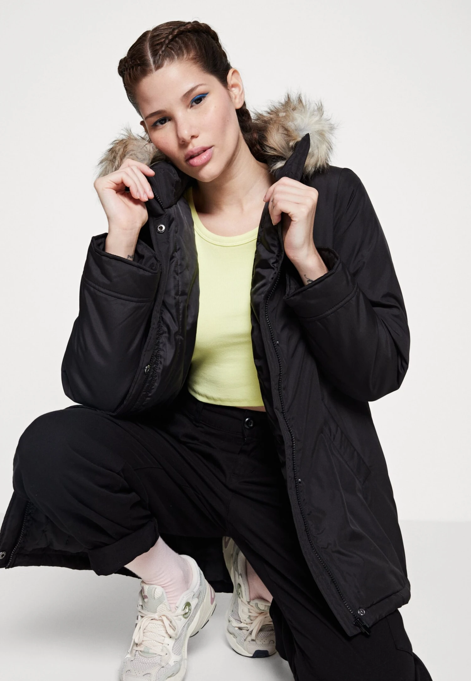 Vila Viloui - Winterjas - Black 6 Vila Viloui - Winterjas - Black - Afbeelding 4