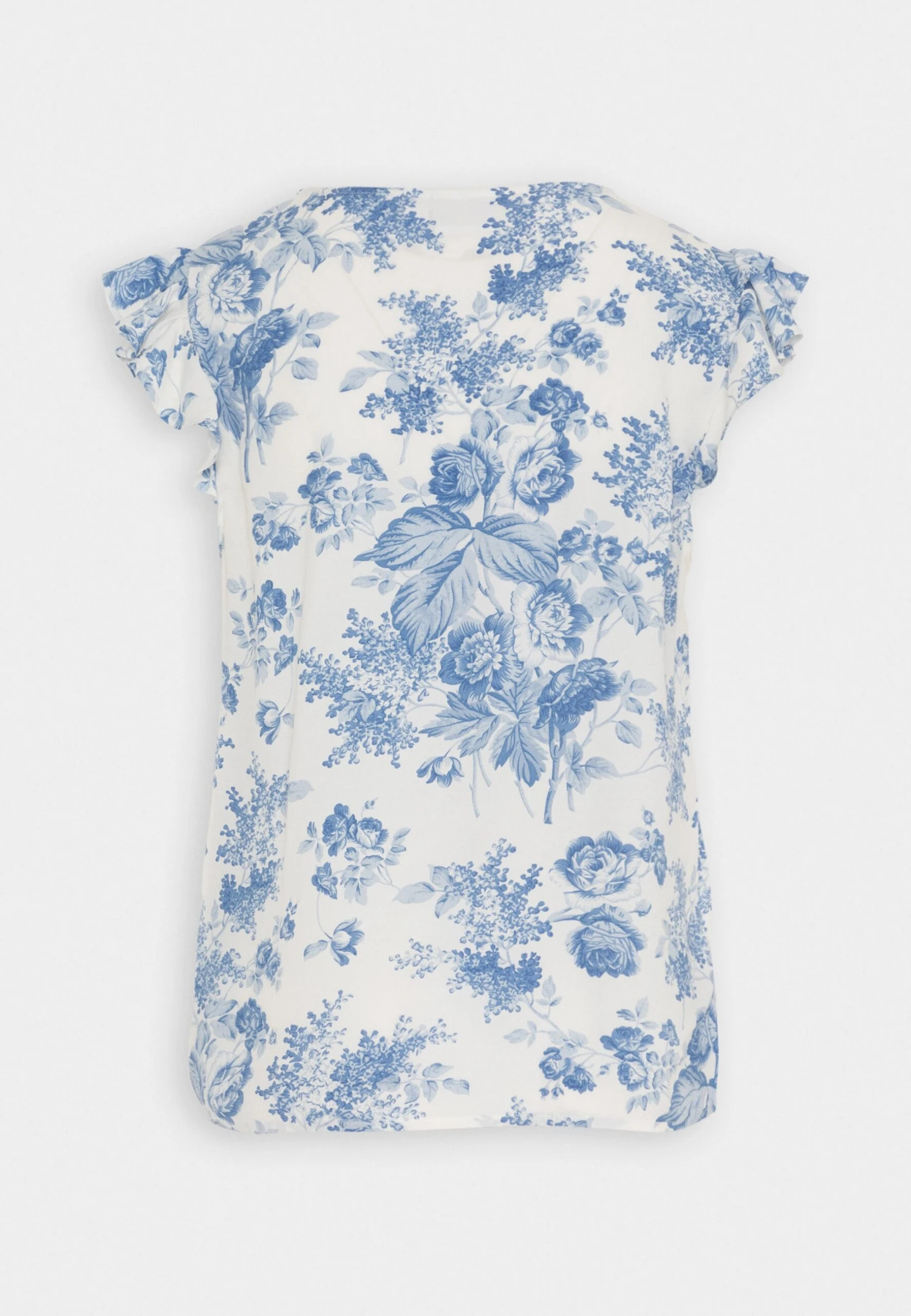 Vila Viminna O Neck Capsleeve - T-Shirt Print - Cloud Dancer/Blue 8 Vila Viminna O Neck Capsleeve - T-Shirt Print - Cloud Dancer/Blue - Afbeelding 6