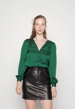 Vila Viellette V-Neck L/S - Blouse - Pineneedle