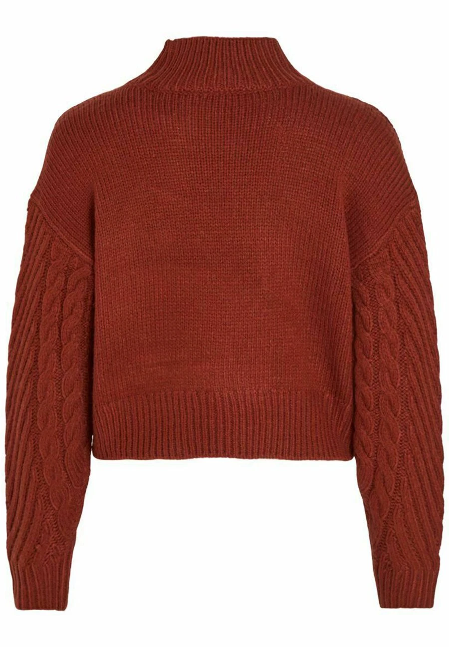 Vila High Neck - Trui - Fired Brick 9 Vila High Neck - Trui - Fired Brick - Afbeelding 7