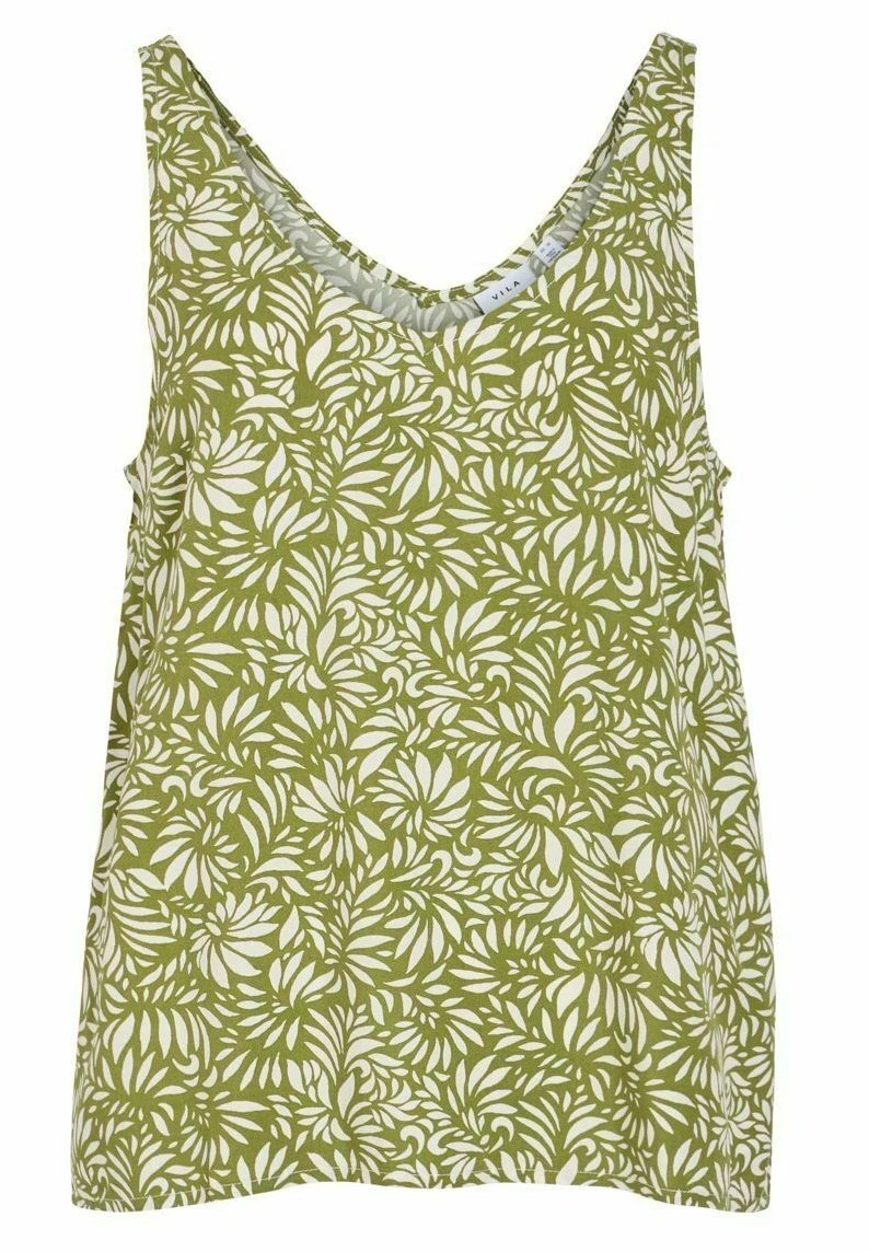 Vila Ohne Ärmel Geblümtes - Top - Calliste Green 7 Vila Ohne Ärmel Geblümtes - Top - Calliste Green - Afbeelding 5
