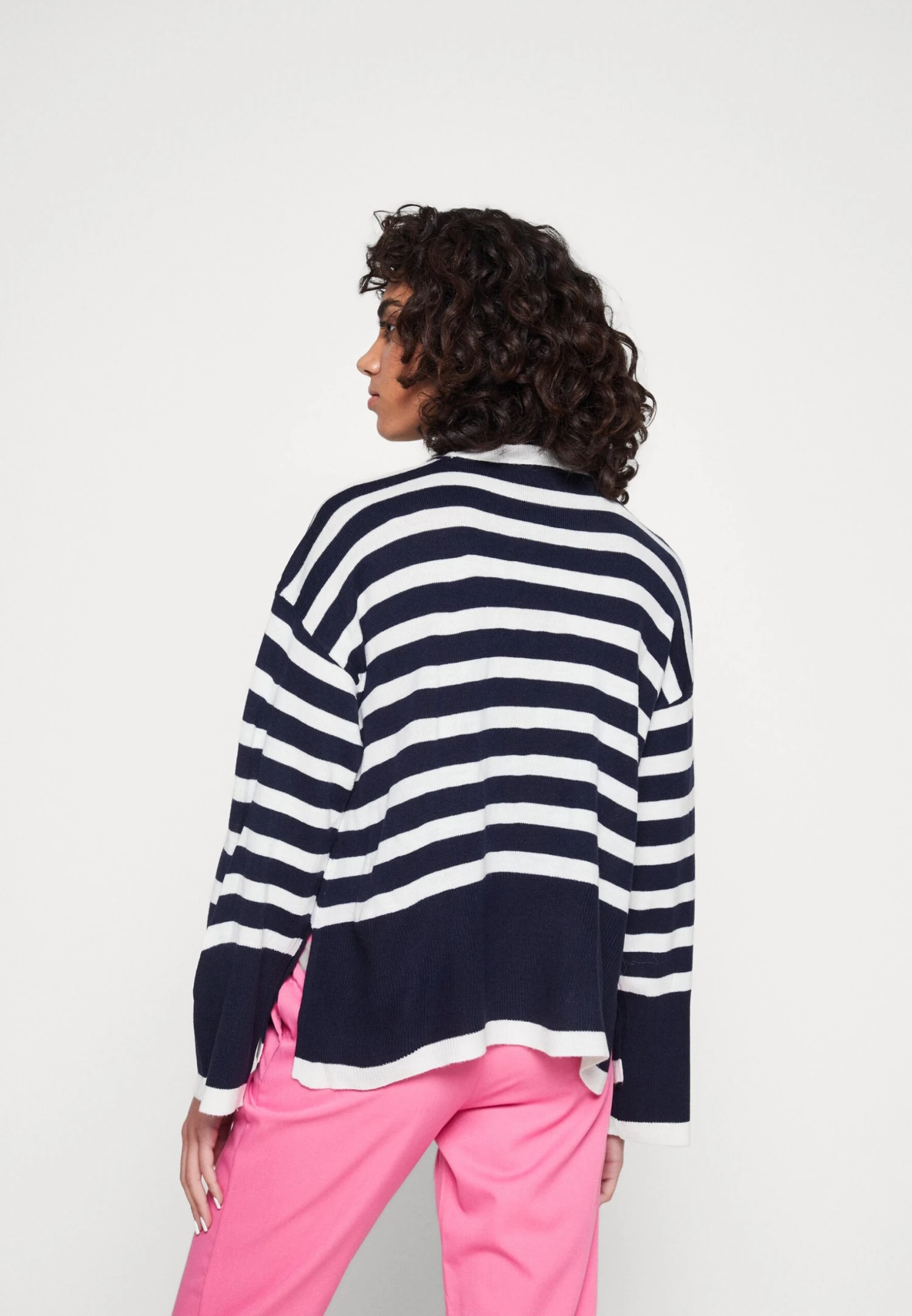 Vila Vistripi Rollneck - Trui - Blue Cloud Dancer 5 Vila Vistripi Rollneck - Trui - Blue Cloud Dancer - Afbeelding 3