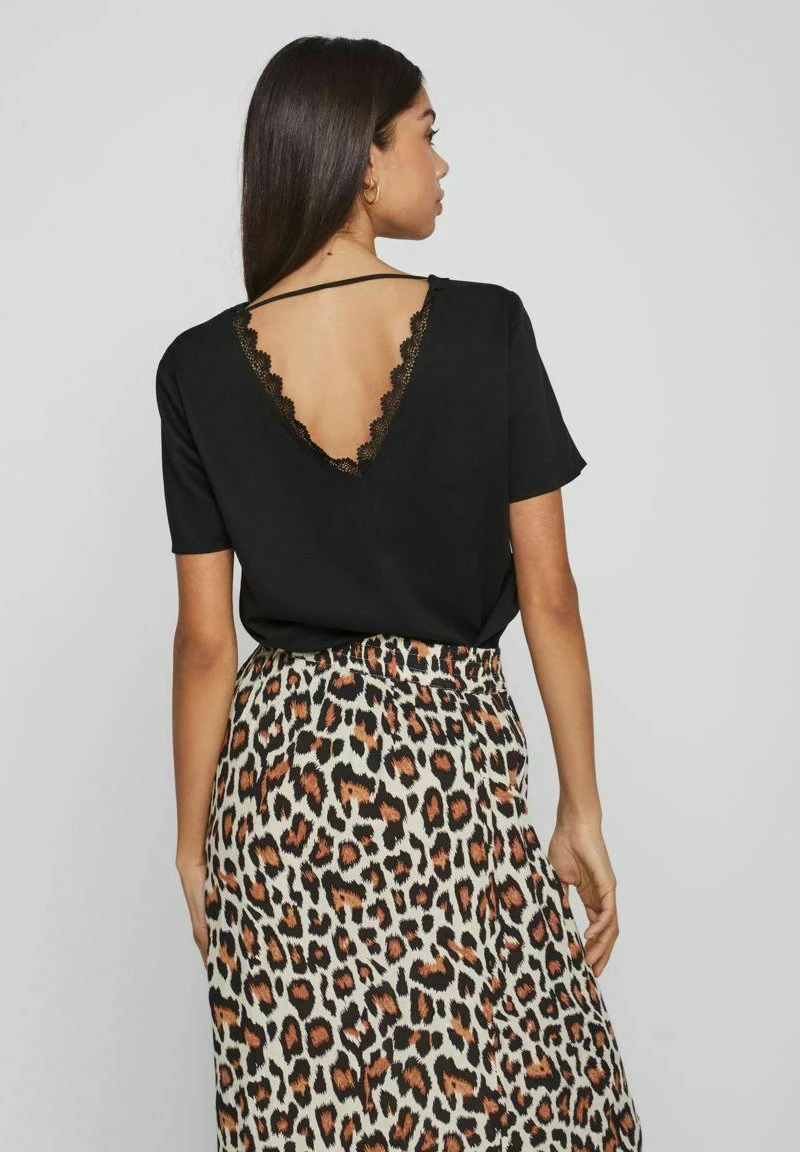 Vila T-Shirt Print - Black 5 Vila T-Shirt Print - Black - Afbeelding 3