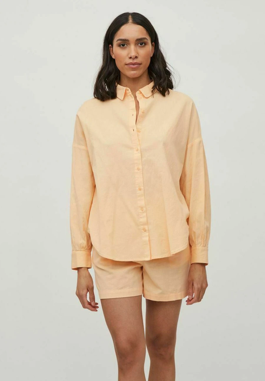 Vila Loose Fit - Overhemdblouse - Apricot Ice 3 Vila Loose Fit - Overhemdblouse - Apricot Ice