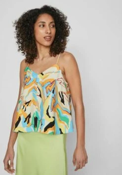 Vila Träger Gemustertes - Top - Birch -Vila a30c86d69ace47db9fb905643b7023f3