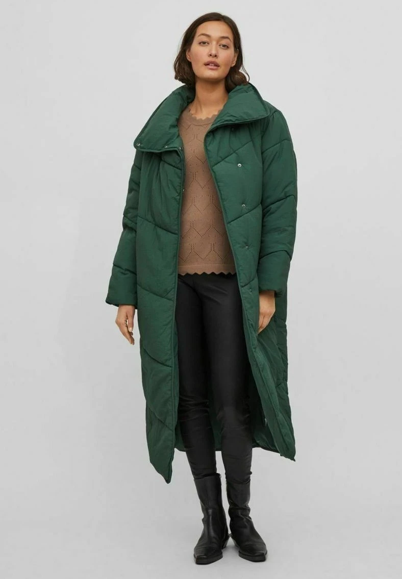 Vila Langer Stepp - Winterjas - Pineneedle 4 Vila Langer Stepp - Winterjas - Pineneedle - Afbeelding 2