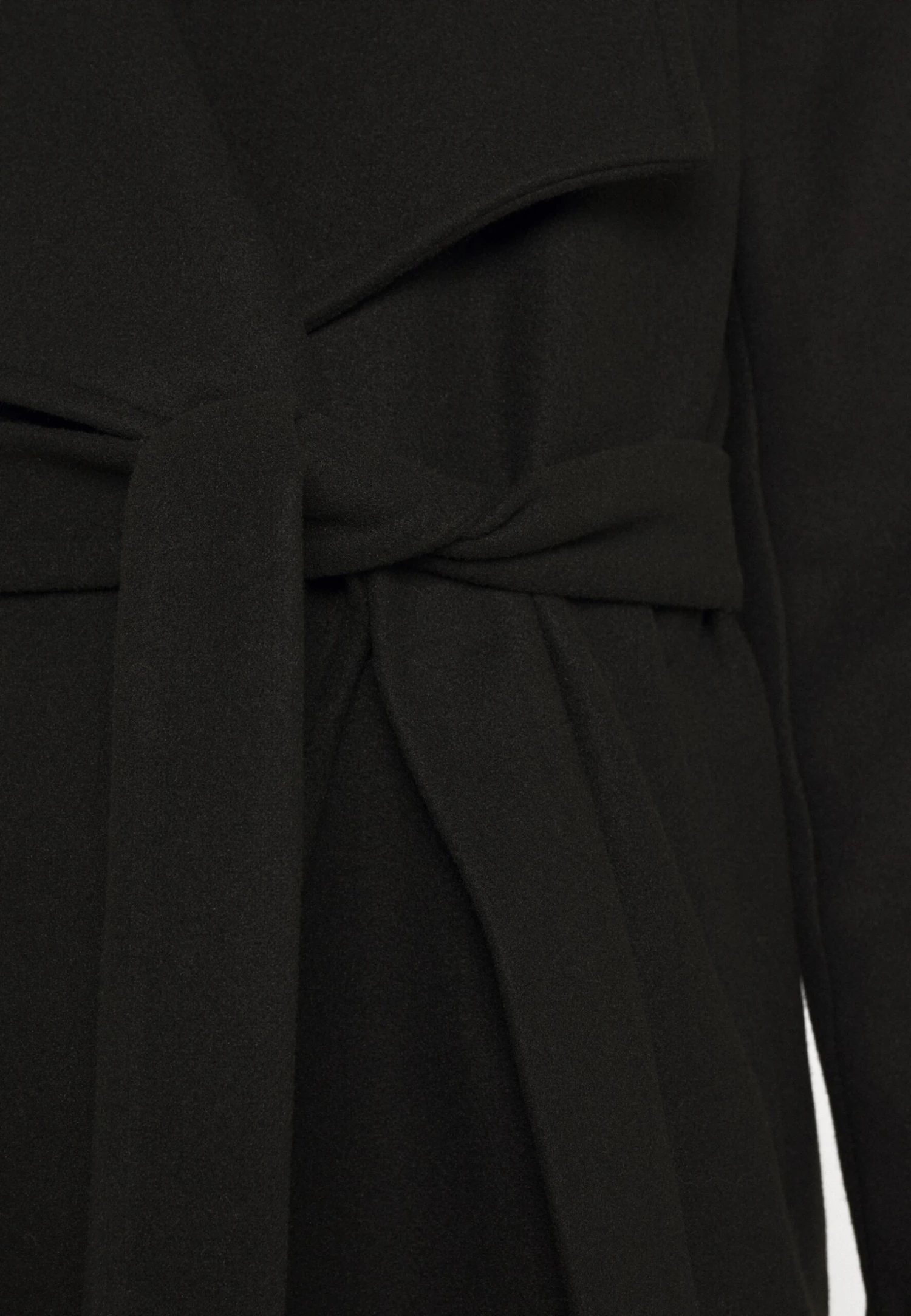 Vila Vicooley Collar Belt Noos - Halflange Jas - Black 8 Vila Vicooley Collar Belt Noos - Halflange Jas - Black - Afbeelding 6