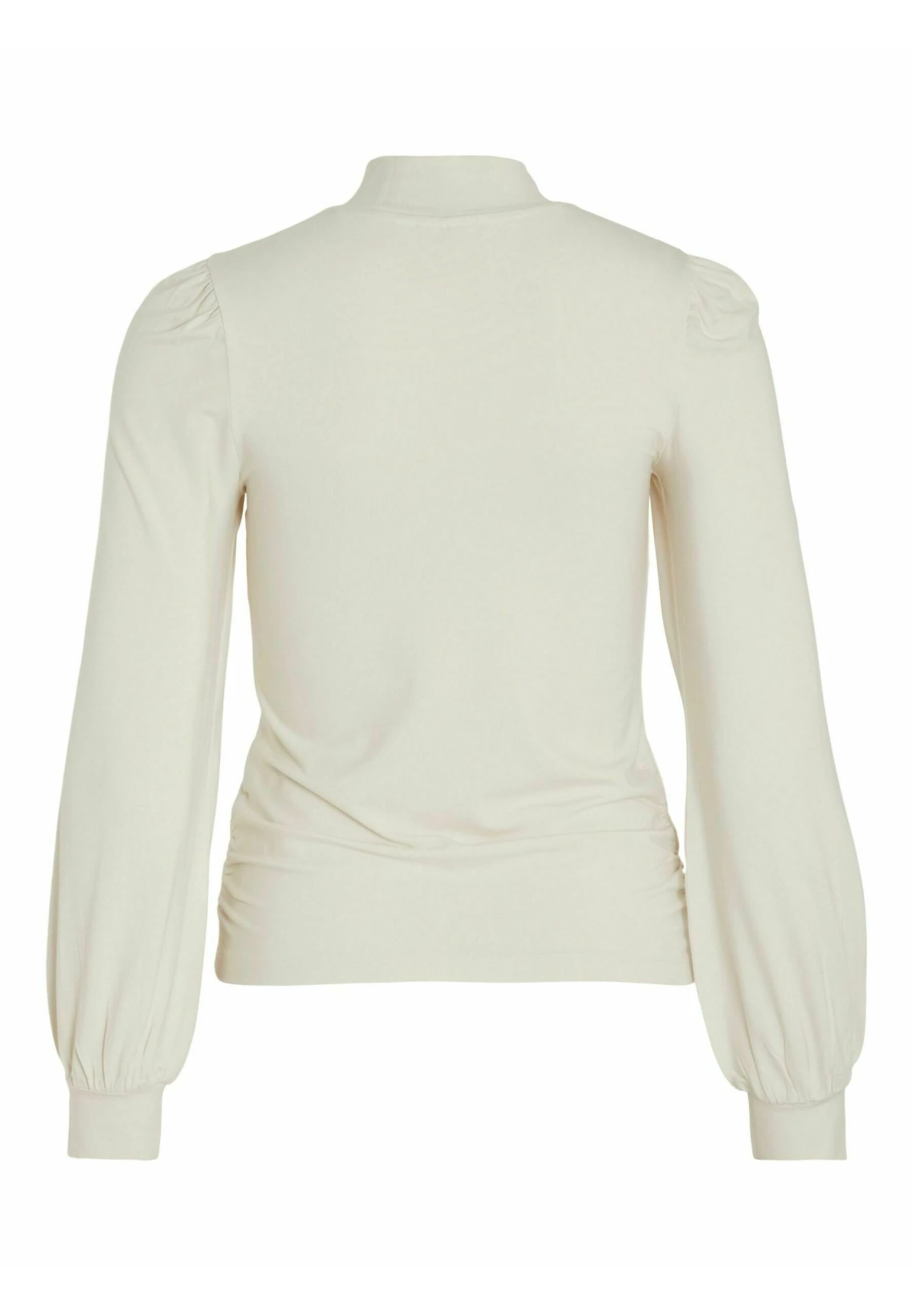 Vila Mit Langen Ärmeln High Neck - Longsleeve - White Sand 9 Vila Mit Langen Ärmeln High Neck - Longsleeve - White Sand - Afbeelding 7