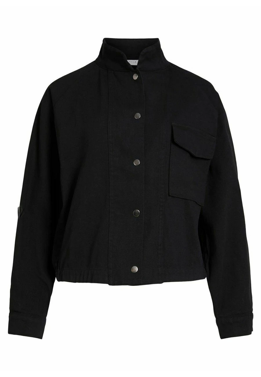 Vila Lichte Jas - Black 7 Vila Lichte Jas - Black - Afbeelding 5