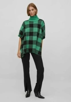 Vila High Neck Karo - Poncho - Kelly Green 9 Vila High Neck Karo - Poncho - Kelly Green -Vila a991864adb3d4588b27c2582c040d25c