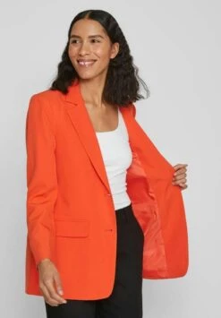 Vila Vikamma Noos - Halflange Jas - Tigerlily -Vila a9b54349adad45358d9f511e1bb2e6a9