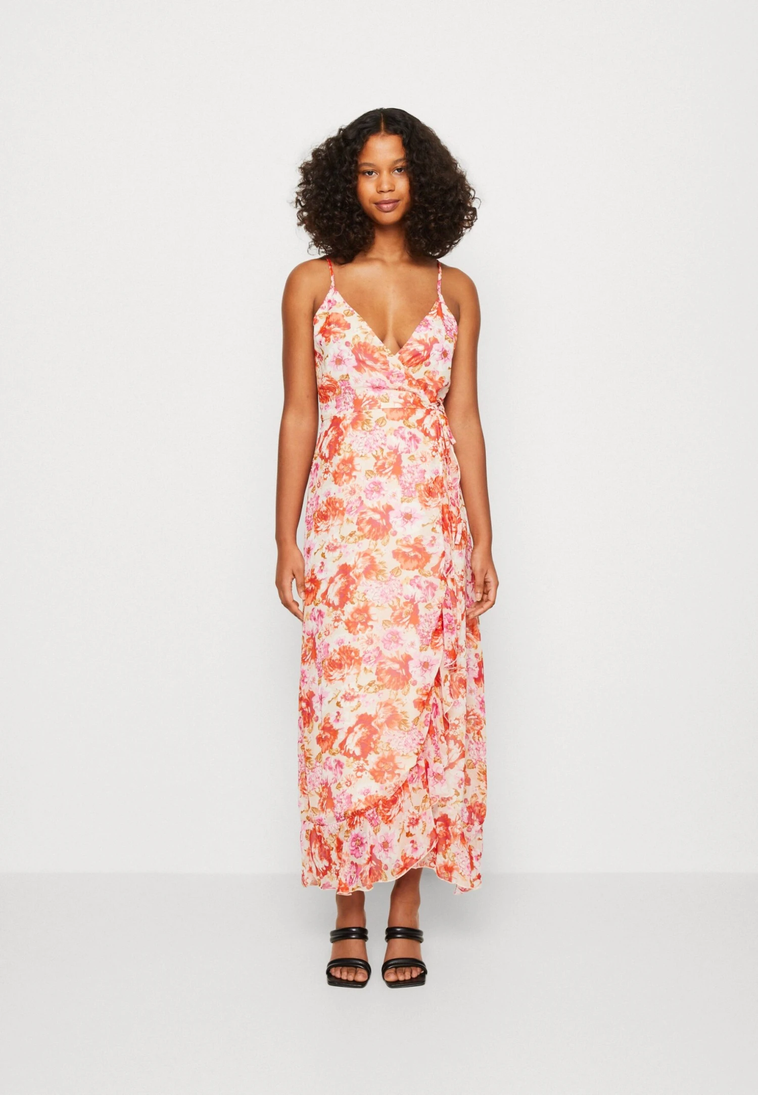 Vila Vigilla Singlet Wrap Ankle Dress - Maxi-Jurk - Birch/Meg 3 Vila Vigilla Singlet Wrap Ankle Dress - Maxi-Jurk - Birch/Meg